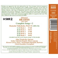 Johannes Brahms (1833-1897) - Sämtliche Lieder Vol.2 (Naxos-Edition) -   - (CD / S)