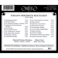 Johann Friedrich Reichardt (1752-1814) - Lieder -   - (CD / J)