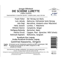 Jacques Offenbach (1819-1880) - Belle Lurette (Die schöne Lurette / Gesamtaufnahme in deutscher Sprache) -   - (CD / B)