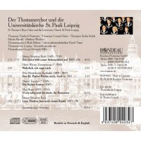 Johann Sebastian Bach (1685-1750) - Der Thomanerchor & die Universitätskirche St.Pauli Leipzig -   - (CD / D)