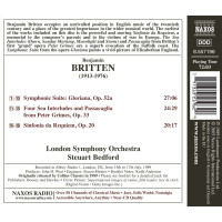 Benjamin Britten (1913-1976) - Sinfonia da Requiem op.20 -   - (CD / S)