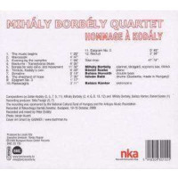 Zoltan Kodaly (1882-1967) - Mihaly Borbely Quartet - Hommage A Kodaly -   - (CD / M)