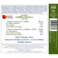 Fernando Lopes-Graca (1906-1994) - Klavierkonzerte Nr.1 & 2 -   - (CD / K)