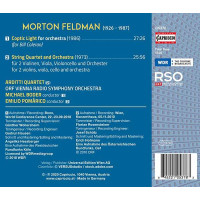 Morton Feldman (1926-1987) - String Quartet and Orchestra...