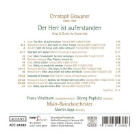 Christoph Graupner (1683-1760) - Arien & Duette für die Osterzeit - "Der Herr ist auferstanden" -   - (CD / Titel: A-G)