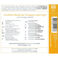 Georg Philipp Telemann (1681-1767) - Festliche Musik f�r Trompete & Orgel -   - (CD / F)