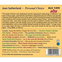 - Joan Sutherland - Personal Choice -   - (CD / J)