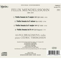 Felix Mendelssohn Bartholdy (1809-1847) - Sonaten für Violine & Klavier Nr.1-3 -   - (CD / S)