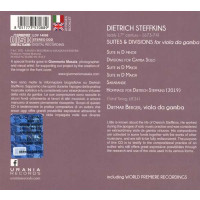 Dietrich Steffkins (nach 1600 - 1673/74) - Suiten für Viola da Gamba -   - (CD / S)