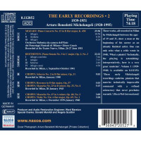 - Arturo Benedetti Michelangeli - The Early Recordings Vol.2 -   - (CD / A)