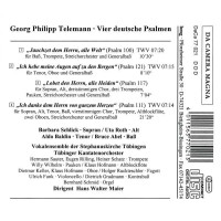 Georg Philipp Telemann (1681-1767) - 4 Deutsche Psalmen -...