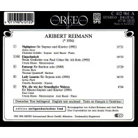 Aribert Reimann - Lieder -   - (CD / L)