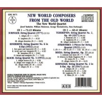 Carlos Surinach (1915-1997) - New World String Quartet - New World Composers from the Old World -   - (CD / C)