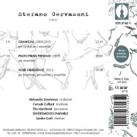 Stefano Gervasoni - Gramigna für Cimbalom & Ensemble -   - (CD / G)