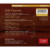 Johann Wilhelm Hertel (1727-1789) - Cellokonzerte A-dur & a-moll -   - (CD / C)