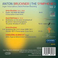 Anton Bruckner (1824-1896) - Sämtliche Symphonien in Orgeltranskriptionen Vol.2 -   - (CD / S)