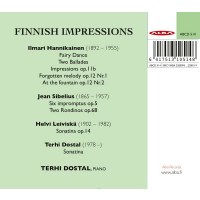 Ilmari Hannikainen (1892-1955) - Terhi Dostal - Finnish Impressions -   - (CD / T)