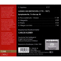 Ludwig van Beethoven (1770-1827) - Symphonie Nr.7 -   - (SACD / L)