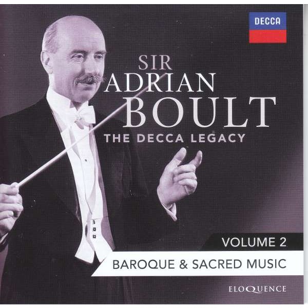 Georg Friedrich Händel (1685-1759) - Adrian Boult - The Decca Legacy Vol.2 "Baroque & Sacred Music" -   - (CD / A)