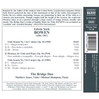 York Bowen (1884-1961) - Sonaten für Viola & Klavier Nr.1 & 2 -   - (CD / S)