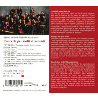 Georg Philipp Telemann (1681-1767) - Concerti per molti...