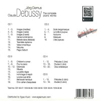 Claude Debussy (1862-1918) - Sämtliche Klavierwerke -   - (CD / Titel: A-G)