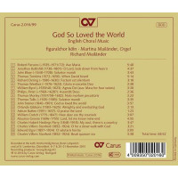 Robert Parsons (1530-1572) - God so loved the World - English Choral Music -   - (CD / G)