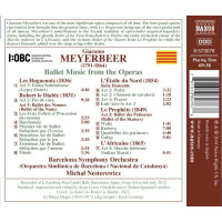 Giacomo Meyerbeer (1791-1864) - Ballettmusik -   - (CD / B)