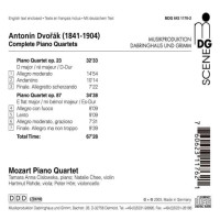 Antonin Dvorak (1841-1904) - Klavierquartette Nr.1 & 2 (opp.23 & 87) -   - (CD / K)