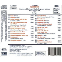 Orlando Gibbons (1583-1625) - Consort Music -   - (CD / C)