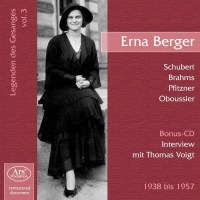 - Legenden des Gesanges Vol.3 - Erna Berger -   - (CD / L)