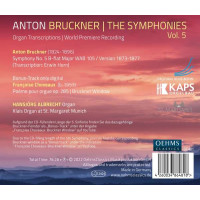 Anton Bruckner (1824-1896) - Sämtliche Symphonien in Orgeltranskriptionen Vol.5 -   - (CD / S)