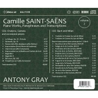 Camille Saint-Saens (1835-1921) - Klavierwerke, Paraphrasen & Transkriptionen Vol.2 - Oratorio, Cantata, Occasional Pieces, J. S. Bach, Luis de Milan -   - (CD / K)