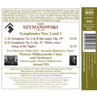 Karol Szymanowski (1882-1937) - Symphonien Nr.2 & 3 -   - (CD / S)