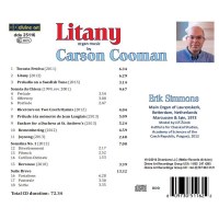 Carson Cooman - Orgelwerke "Litany" -   - (CD / O)