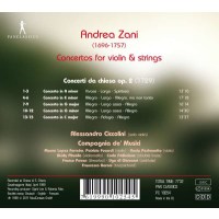 Andrea Zani (1696-1757) - Concerti da Chiesa a 4 op.2 -   - (CD / Titel: A-G)