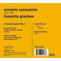 Giuseppe Sammartini (1695-1750) - Concerti grossi op.5 Nr.1-6 -   - (CD / C)