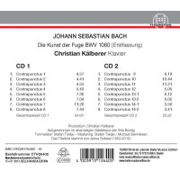 Johann Sebastian Bach (1685-1750) - Die Kunst der Fuge BWV 1080 (Erstfassung) -   - (CD / Titel: H-Z)