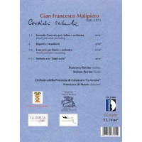 Gian Francesco Malipiero (1882-1974) - Violinkonzert Nr.2 -   - (CD / V)