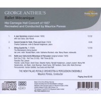 George Antheil (1900-1959) - Ballet Mecanique -   - (CD / B)