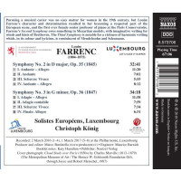 Louise Farrenc (1804-1875) - Symphonien Nr.2 & 3 -   - (CD / S)