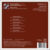 Antonio Maria Montanari (1676-1737) - Dresden Sonaten für Violine & Bc d-moll,e-moll,a-moll -   - (CD / Titel: A-G)