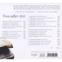 - Von edler Art - Deutsche Musik des 15.Jahrhunderts für Tasten- und Zupfinstrumente -   - (CD / V)