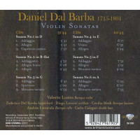 Daniel Pio Dal Barba (1715-1801) - Violinsonaten Nr.1-6 -   - (CD / V)