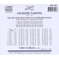 Giuseppe Tartini (1692-1770) - 50 Corelli-Variationen für Violine solo -   - (CD / #)