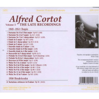 Frederic Chopin (1810-1849) - Alfred Cortot - The Late Recordings Vol.3 -   - (CD / A)