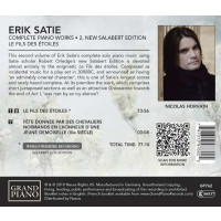 Erik Satie (1866-1925) - Sämtliche Klavierwerke Vol.2 -   - (CD / E)