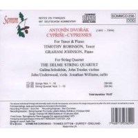 Antonin Dvorak (1841-1904) - Zypressen für Streichquartett -   - (CD / Z)