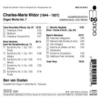 Charles-Marie Widor (1844-1937) - Orgelwerke -   - (CD / O)