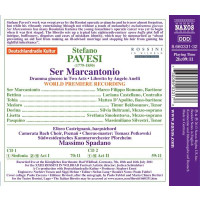 Stefano Pavesi (1779-1850) - Ser Marcantonio -   - (CD / S)